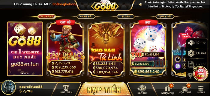 Tặng giftcode 100k game bài Go88 đổi thưởng mới nhất 2022